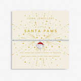 Joma Jewellery Silver Plated A Little 'Santa Paws' Children's Bracelet