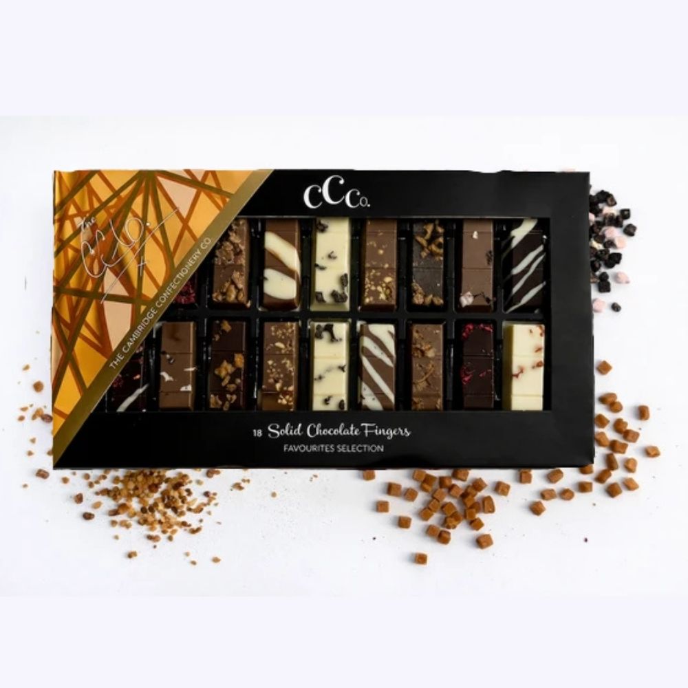 Cambridge Confectionery Company 320g 18 Favourite Solid Chocolate Fingers