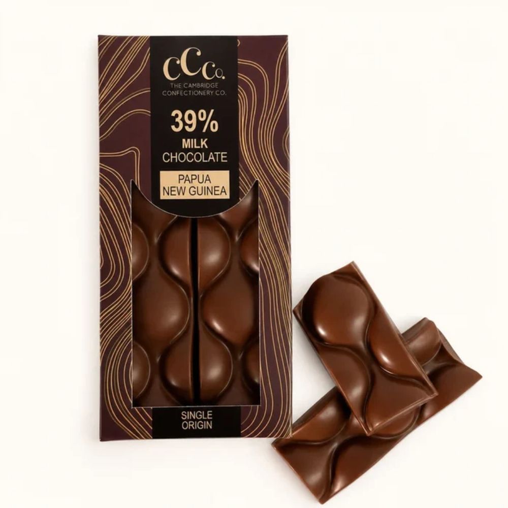 Cambridge Confectionery Company 100g 39% Milk Chocolate Bar - Papua New Guinea