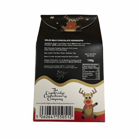 Cambridge Confectionery Company Solid Milk Chocolate Reindeer