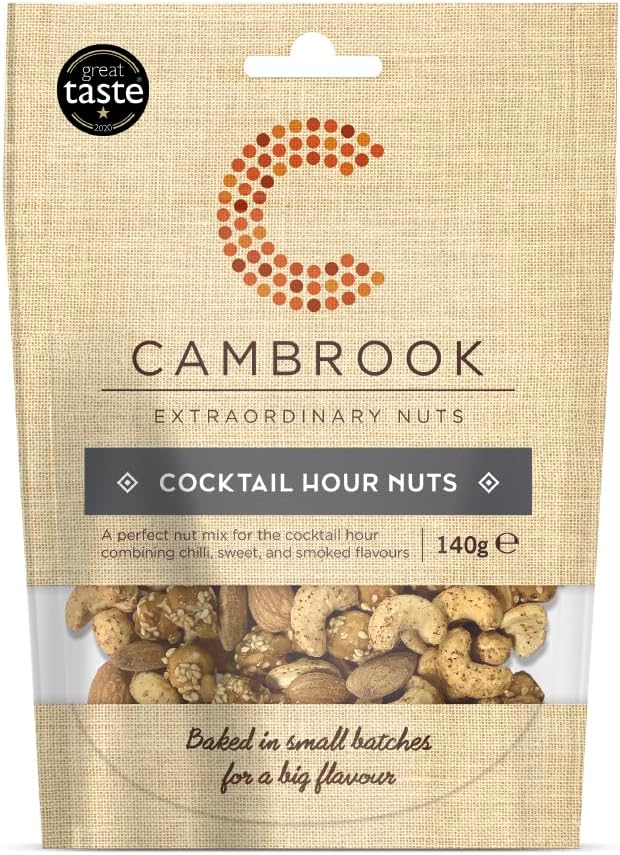 Cambrook 140g Cocktail Cocktail Hour Mixed Nuts - Old Railway Line Garden Centre