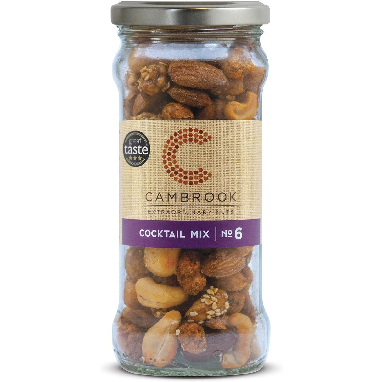 Cambrook 170g Cocktail Mix No.6 Mixed Nuts Jar