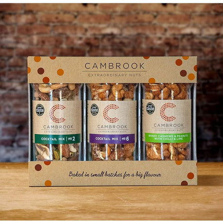 Cambrook Set of 3 Extraordinary Nuts Gift Box