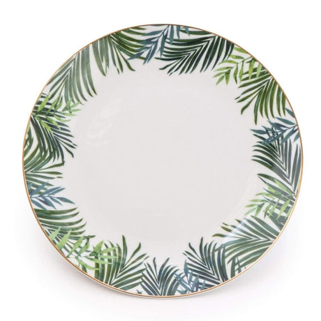 Candlelight Home 27cm Eden Decal Dinner Plate - Emerald Green - Old Railway Line Garden Centre