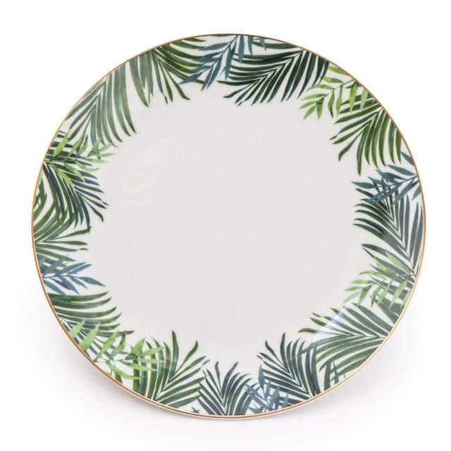 Candlelight Home 27cm Eden Decal Dinner Plate - Emerald Green - Old Railway Line Garden Centre