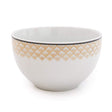 Candlelight Home Deco Glam Rice Bowl - White - Old Railway Line Garden Centre