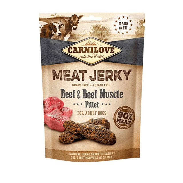 Carnilove 100g Beef & Beef Muscle Fillet Meat Jerky - Old Railway Line Garden Centre