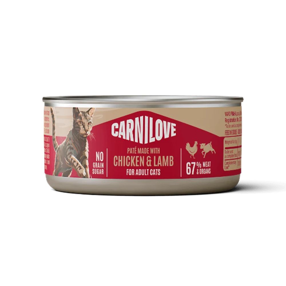Carnilove 100g Chicken & Lamb Canned Cat Food