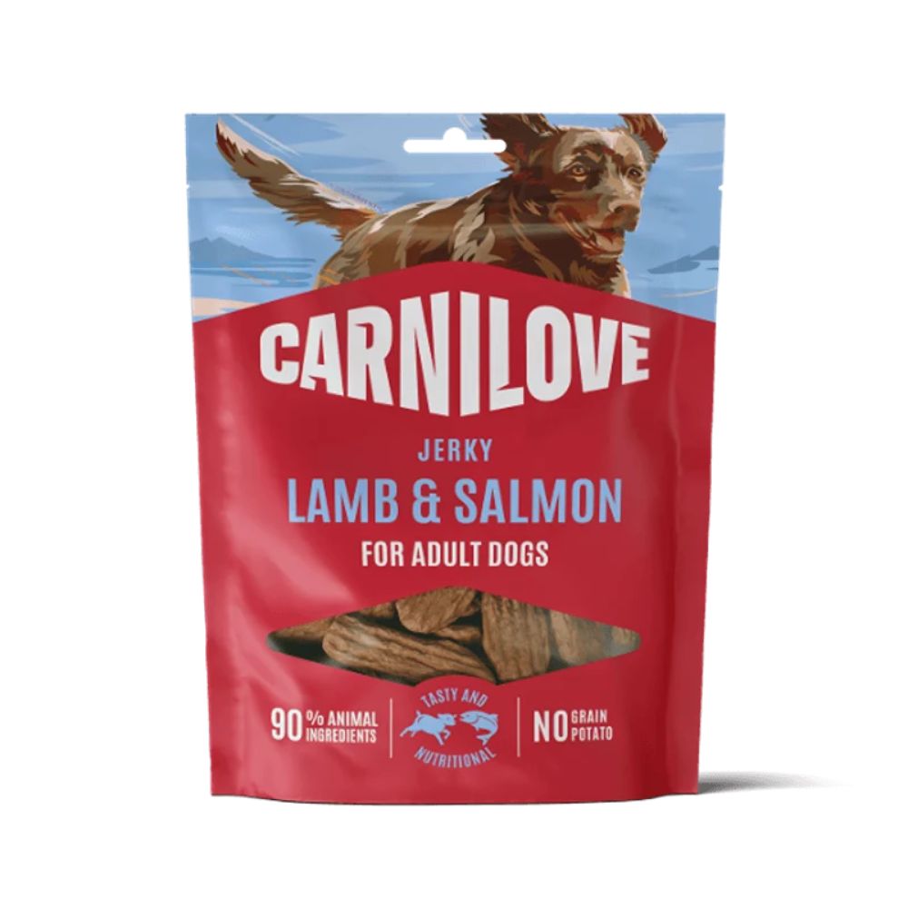 Carnilove 100g Lamb & Salmon Jerky Dog Treats