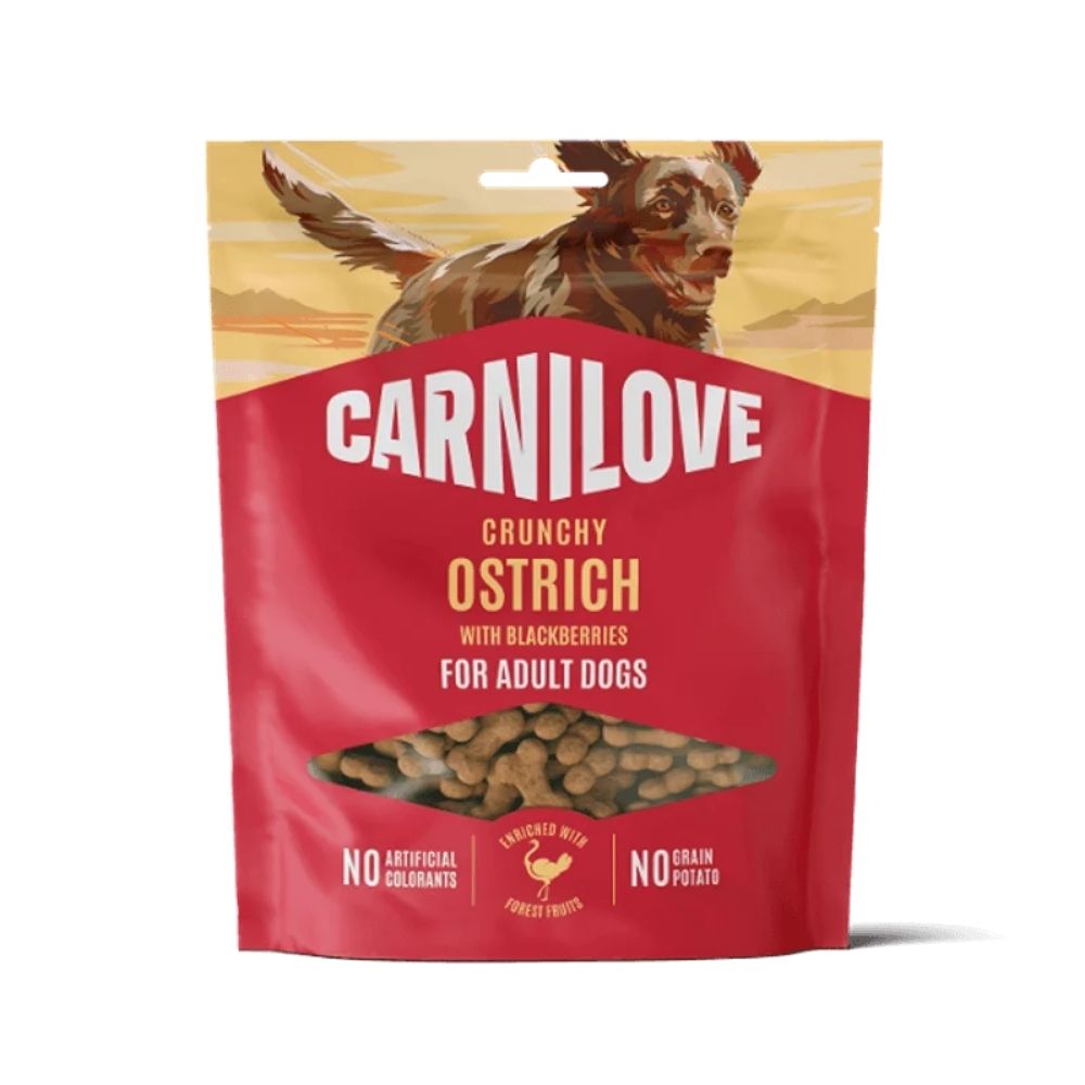 Carnilove 200g Ostrich & Blackberry Dog Treats