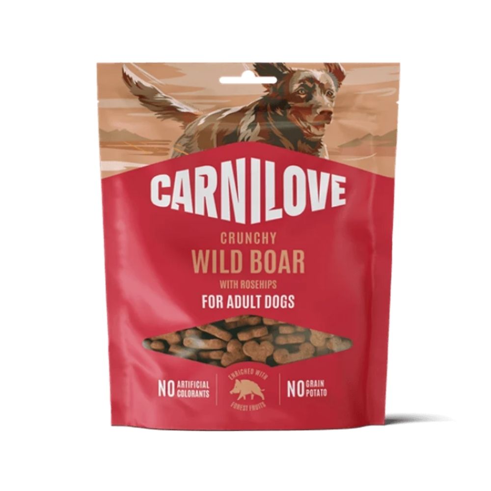 Carnilove 200g Wild Boar & Rose Hips Dog Treats