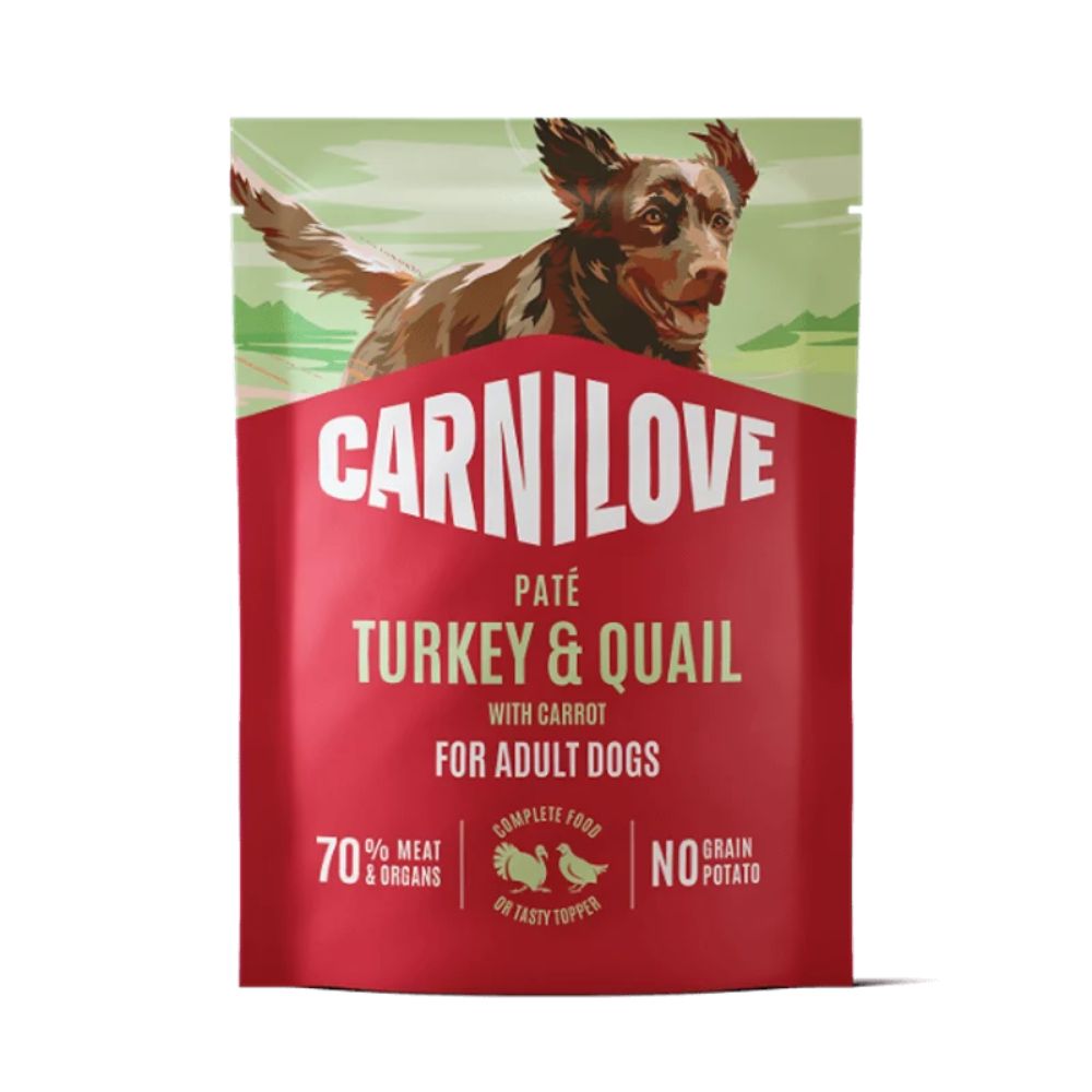 Carnilove 300g Turkey, Quail & Carrot Dog Food Pouch