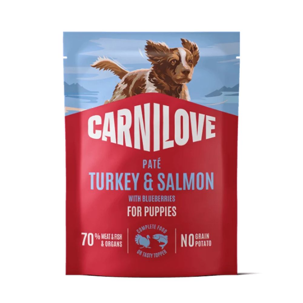 Carnilove 300g Turkey, Salmon & Blueberries Dog Food Pouch
