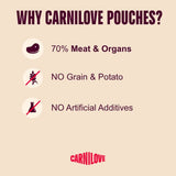 Carnilove 300g Turkey, Venison & Strawberry Dog Food Pouch