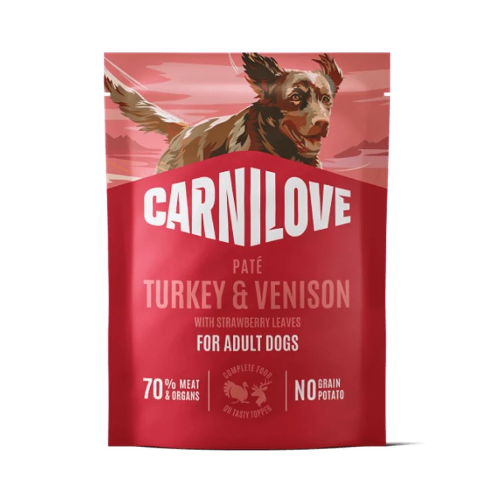 Carnilove 300g Turkey, Venison & Strawberry Dog Food Pouch