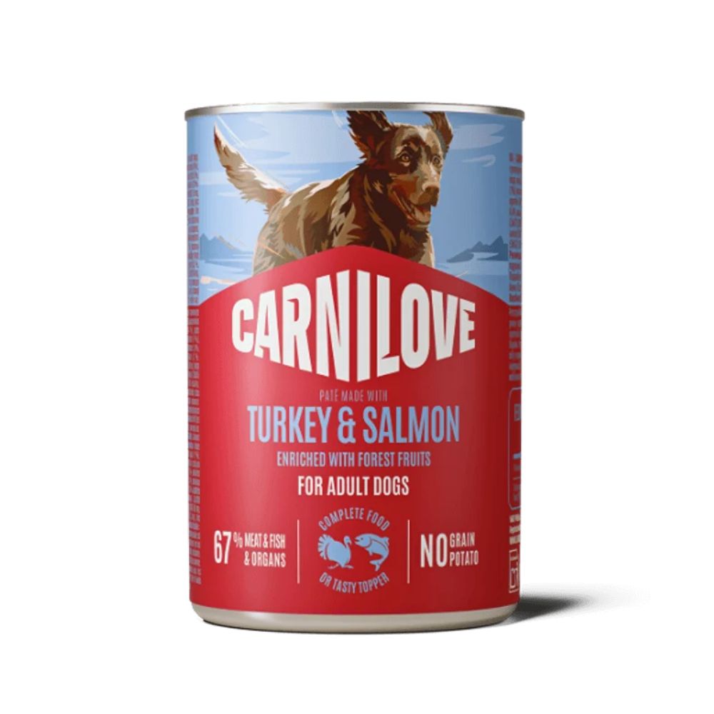 Carnilove  400g Turkey & Salmon Canned Dog Food