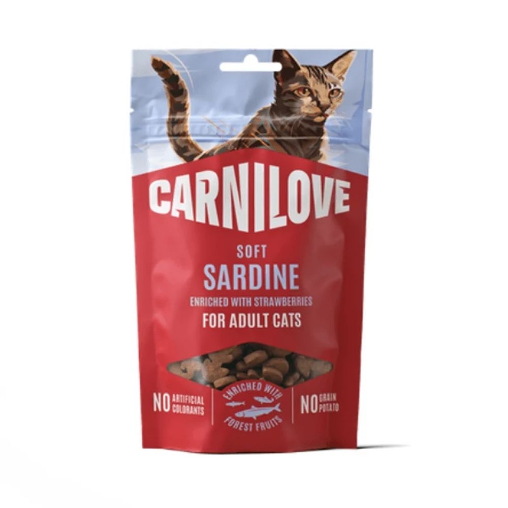 Carnilove 50g Sardine & Strawberry Cat Treats