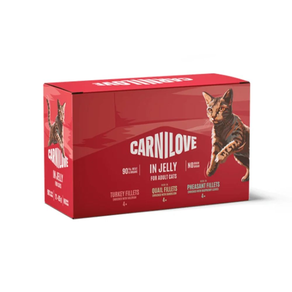 Carnilove 85g Jelly Multipack Cat Food Pouches