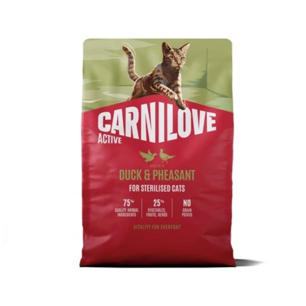 Carnilove Active Cat 2kg Duck & Pheasant Adult Cat Food