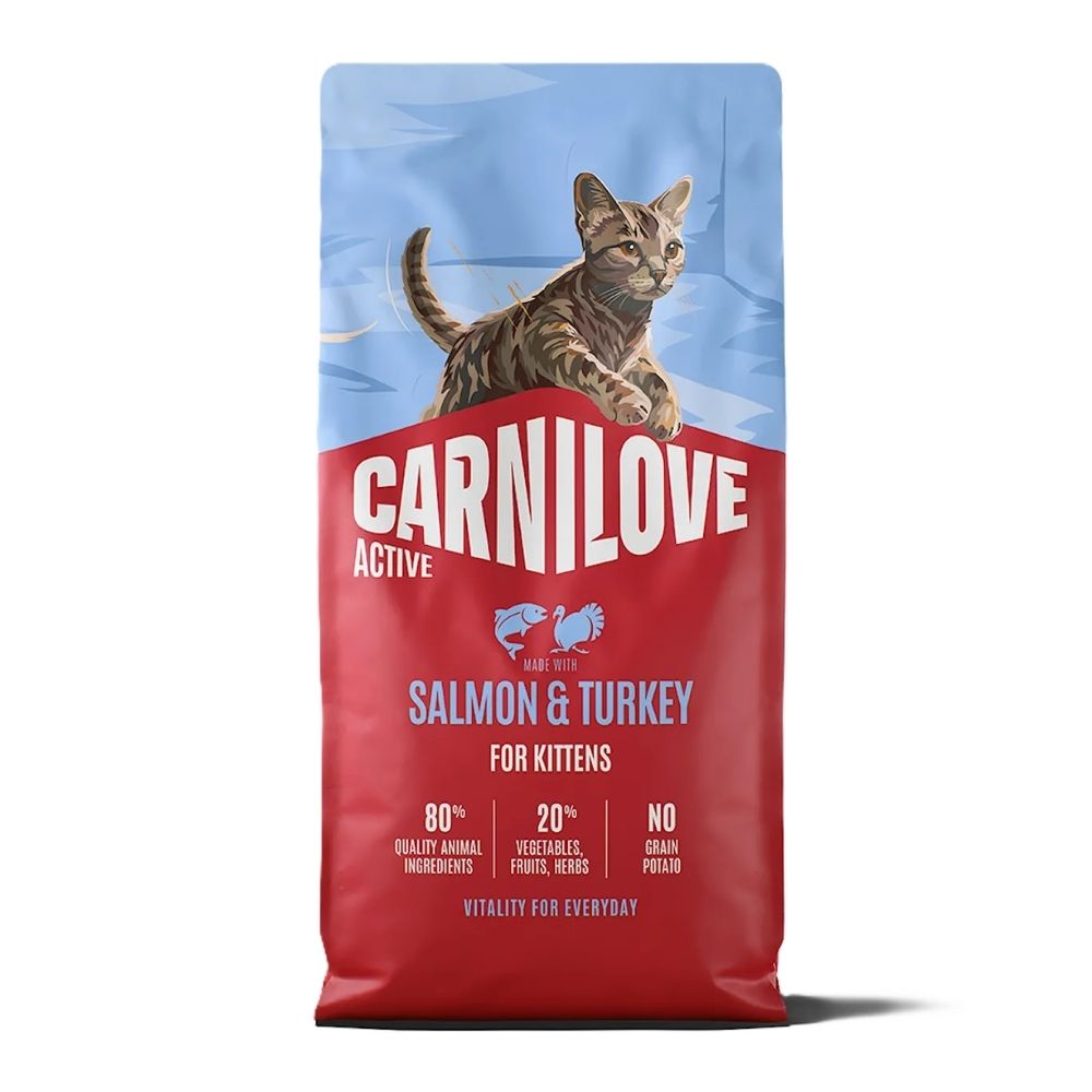 Carnilove Active Cat 2kg Salmon & Turkey Kitten Food