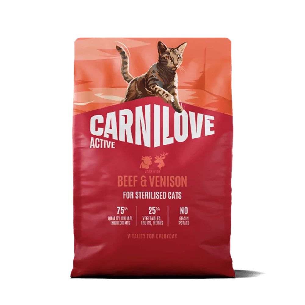 Carnilove Active Cat 400g Beef & Venison Cat Food