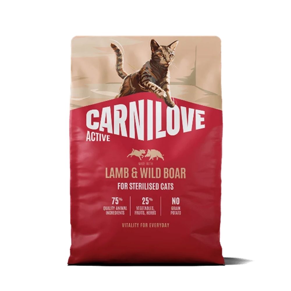 Carnilove Active Cat 400g Lamb & Wild Boar Adult Cat Food