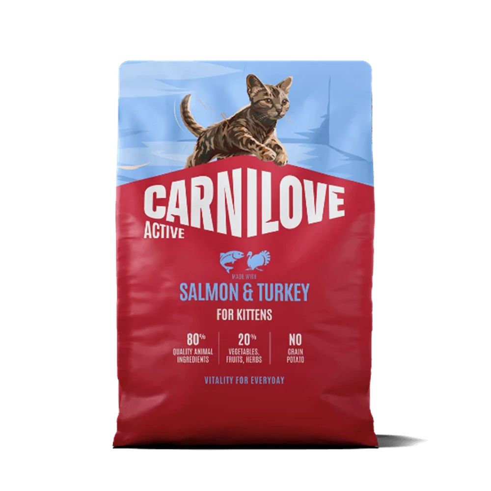 Carnilove Active Cat 400g Salmon & Turkey Kitten Food