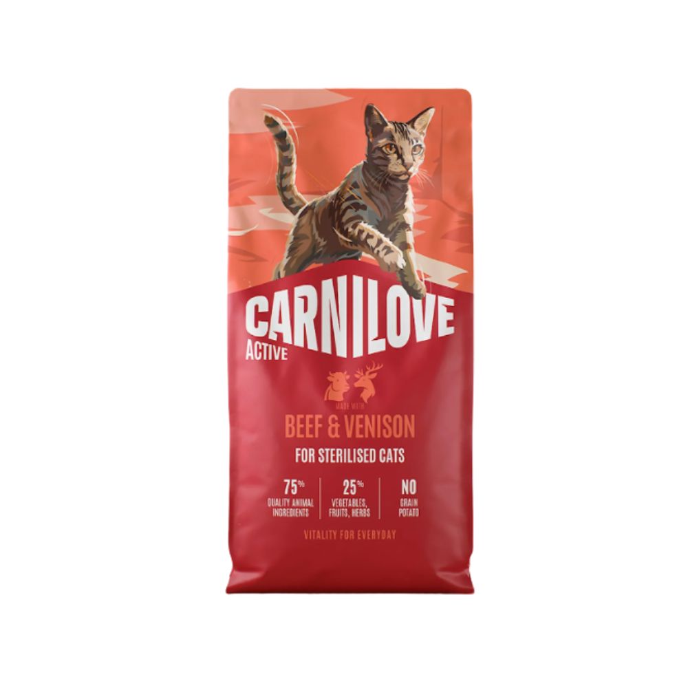 Carnilove Active Cat 6kg Beef & Venison Cat Food