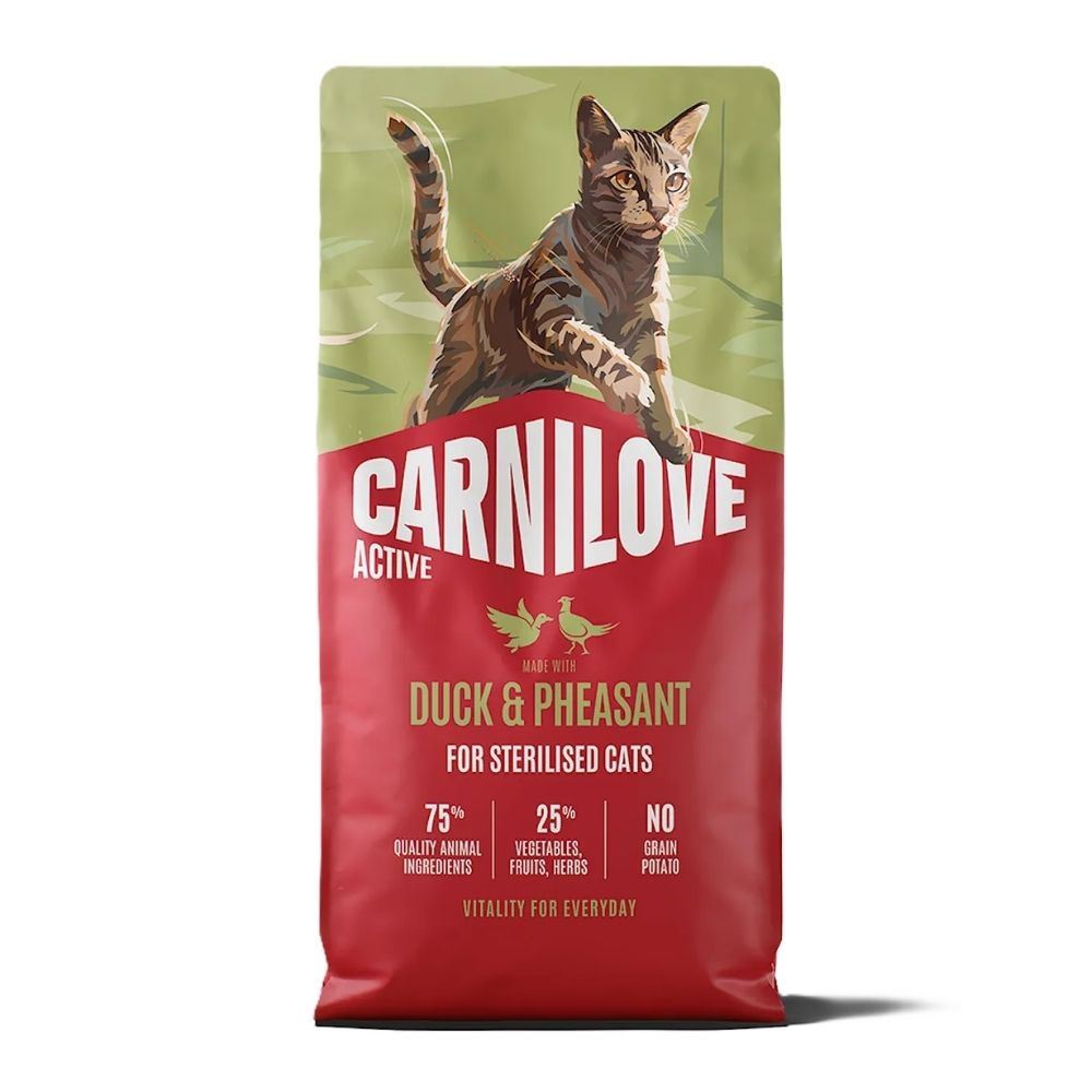 Carnilove Active Cat 6kg Duck & Pheasant Adult Cat Food