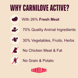 Carnilove Active Dog 1.5kg Salmon & Turkey Dog Food