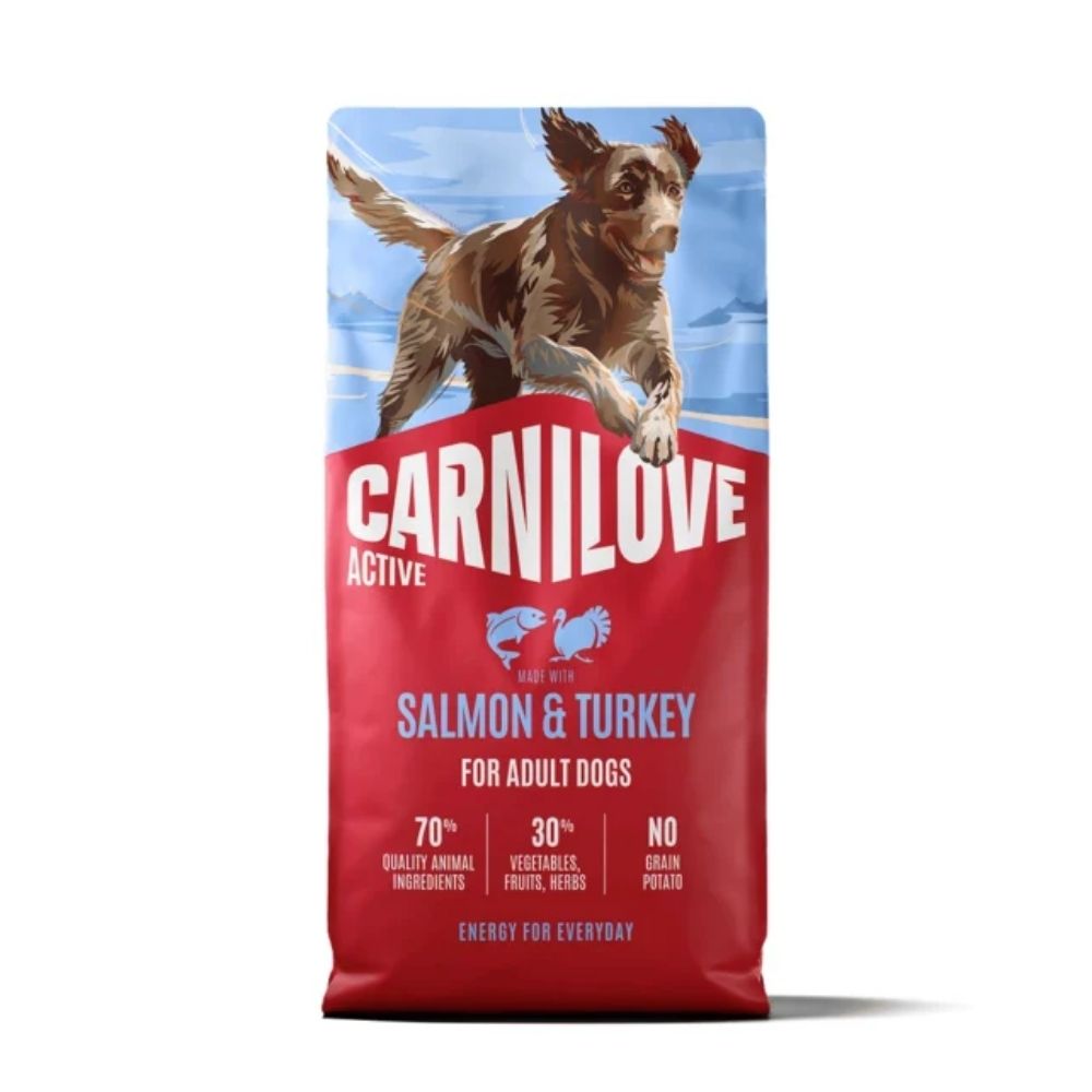 Carnilove Active Dog 12kg Salmon & Turkey Dog Food