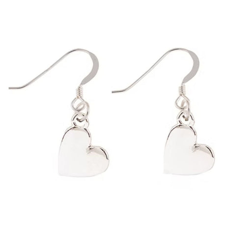 Carrie Elspeth Angled Heart Earrings - Old Railway Line Garden Centre