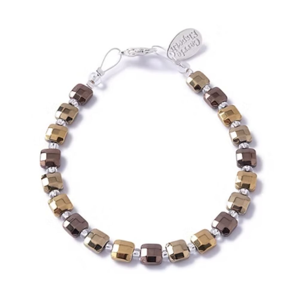 Carrie Elspeth Cubic Haematite Bracelet