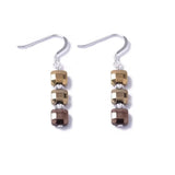 Carrie Elspeth Cubic Haematite Earrings