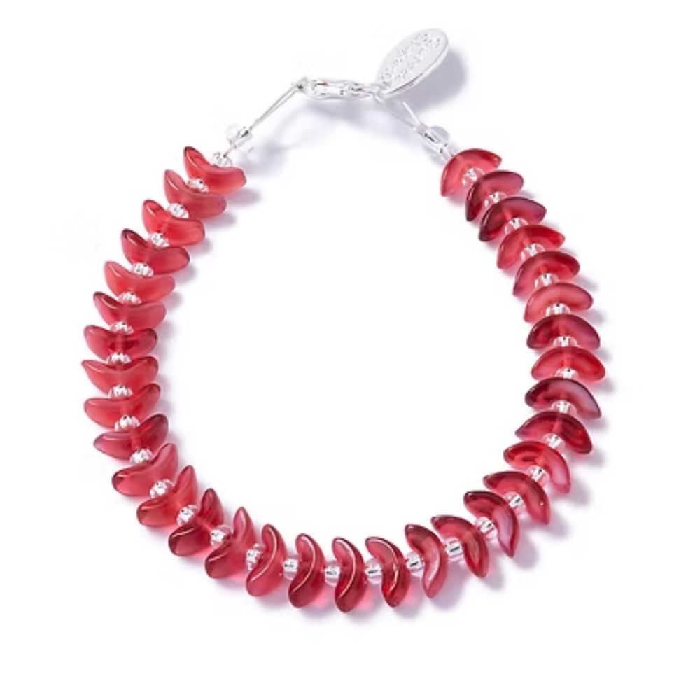 Carrie Elspeth Eclipse Bracelet - Raspberry