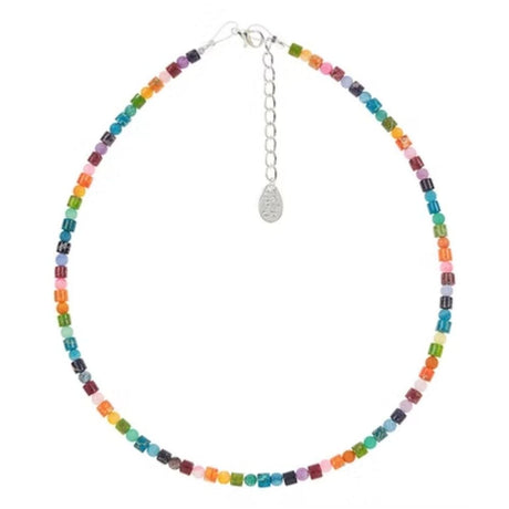 Carrie Elspeth Kaleidoscope Full Jasper & Agate Necklace - Old Railway Line Garden Centre