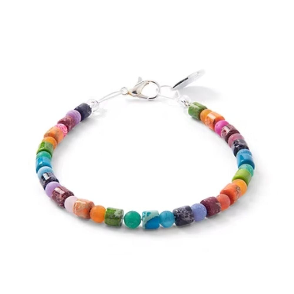 Carrie Elspeth Kaleidoscope Jasper & Agate Bracelet - Old Railway Line Garden Centre