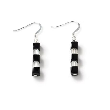 Carrie Elspeth Monochrome Geo Earrings - Old Railway Line Garden Centre
