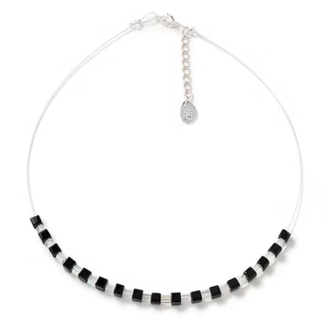 Carrie Elspeth Monochrome Geo Links Necklace - Old Railway Line Garden Centre