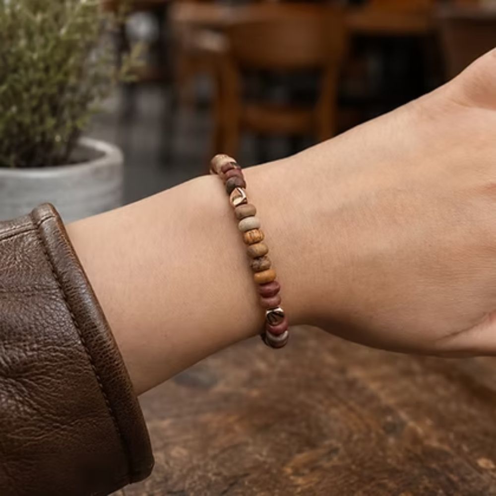 Carrie Elspeth Natural Jasper Bracelet