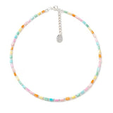 Carrie Elspeth Pastel Rainbow Seashell Full Necklace - Old Railway Line Garden Centre
