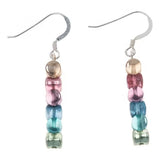 Carrie Elspeth Shimmer Drums Pastel Beaded Drop Earrings - Old Railway Line Garden Centre