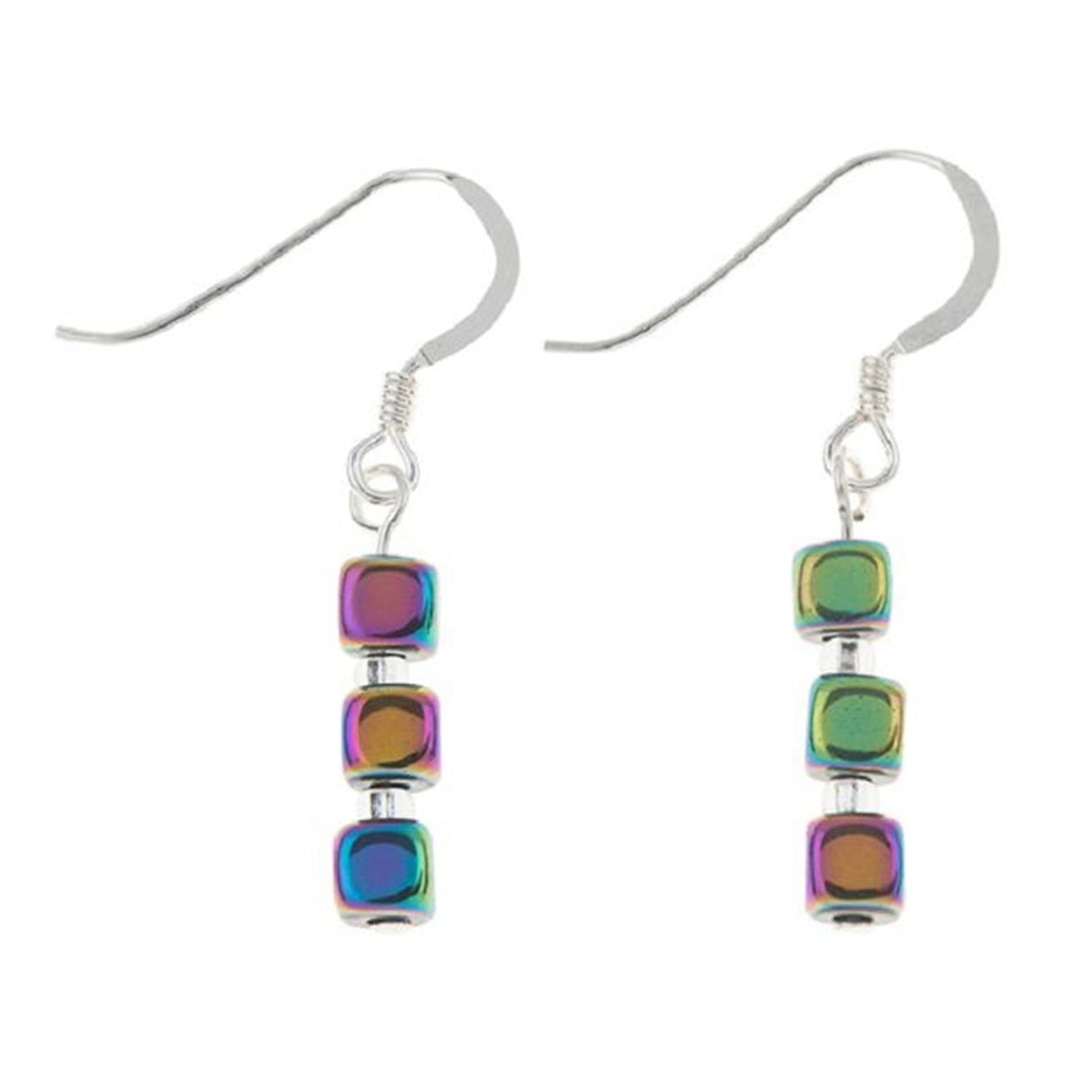 Carrie Elspeth Spectrum Cubes Earrings EH1722 - 1723 - Old Railway Line Garden Centre