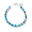 Carrie Elspeth Turquoise Millefiori Bracelet - Old Railway Line Garden Centre