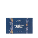 Cartwright & Butler 100g Dark Chocolate and Orange Florentines | Gold Christmas Carton