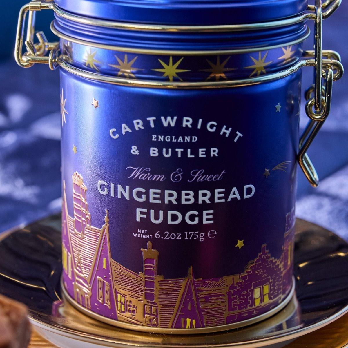 Cartwright & Butler 175g Night Before Christmas | Gingerbread Fudge in Tin