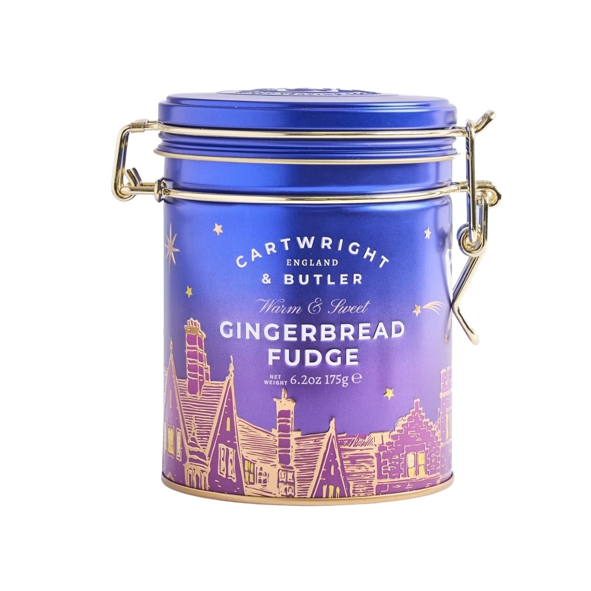 Cartwright & Butler 175g Night Before Christmas | Gingerbread Fudge in Tin