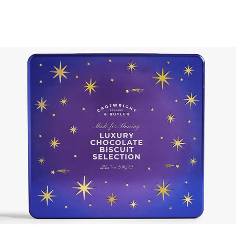 Cartwright & Butler 200g Night Before Christmas | Luxury Chocolate Biscuit Assortment Tin