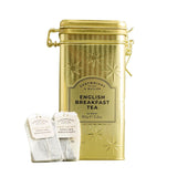 Cartwright & Butler 90g English Breakfast Tea | Gold Christmas Tin