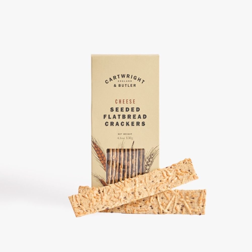 Cartwright & Butler 130g Cheese Flatbread Crackers - Old Railway Line Garden Centre